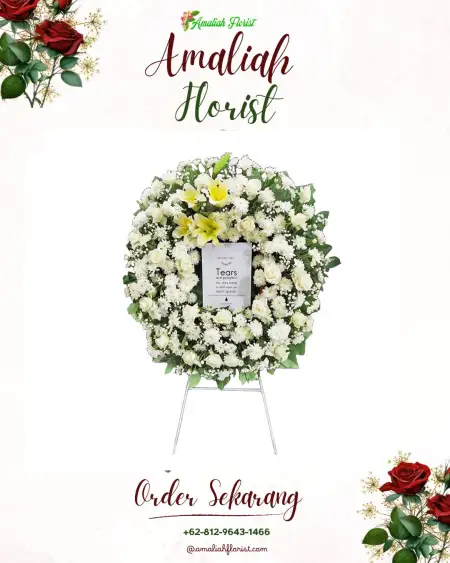 Krans Bunga Duka Margoagung